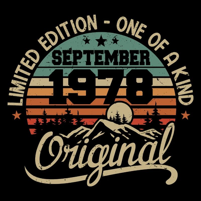 September 1978 Birthday Gift September 1978