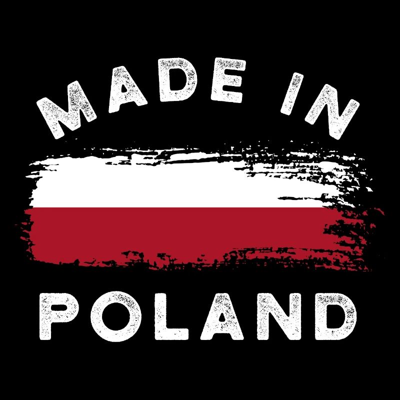 Fabriqué en Pologne - Drapeau de la Pologne