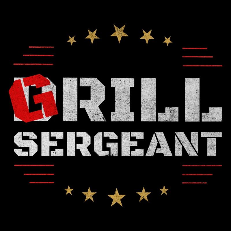 Grill Sergeant – classic BBQ Shirt