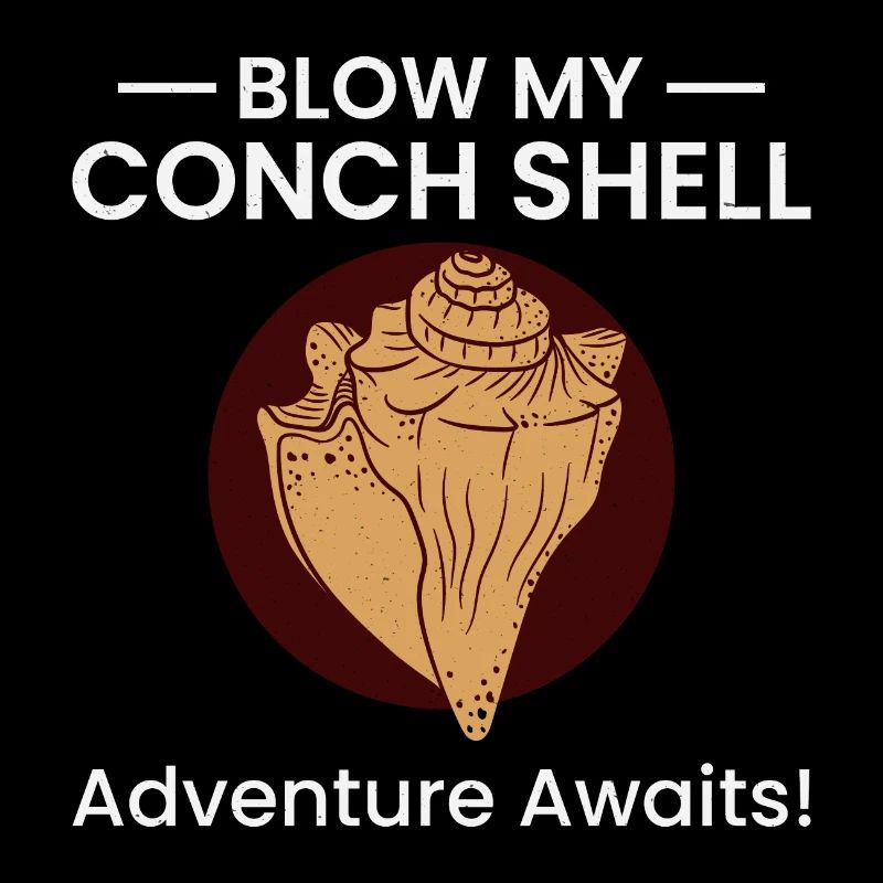 Conch Seashells Collector Beachcomber Sea Shell