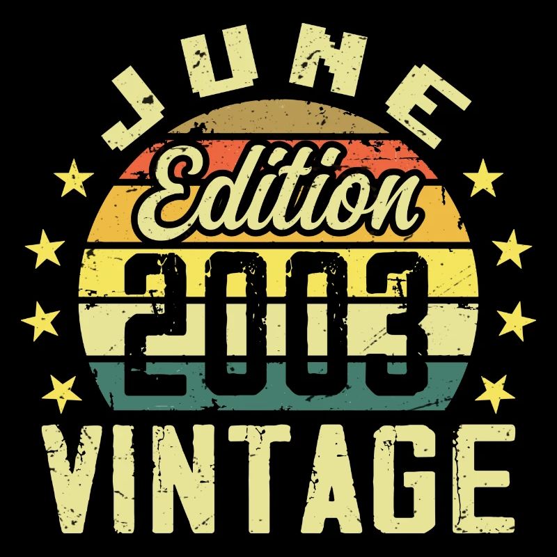 Juni 2003 Juni Retro Juni 2003 Geburtstagsgeschenk