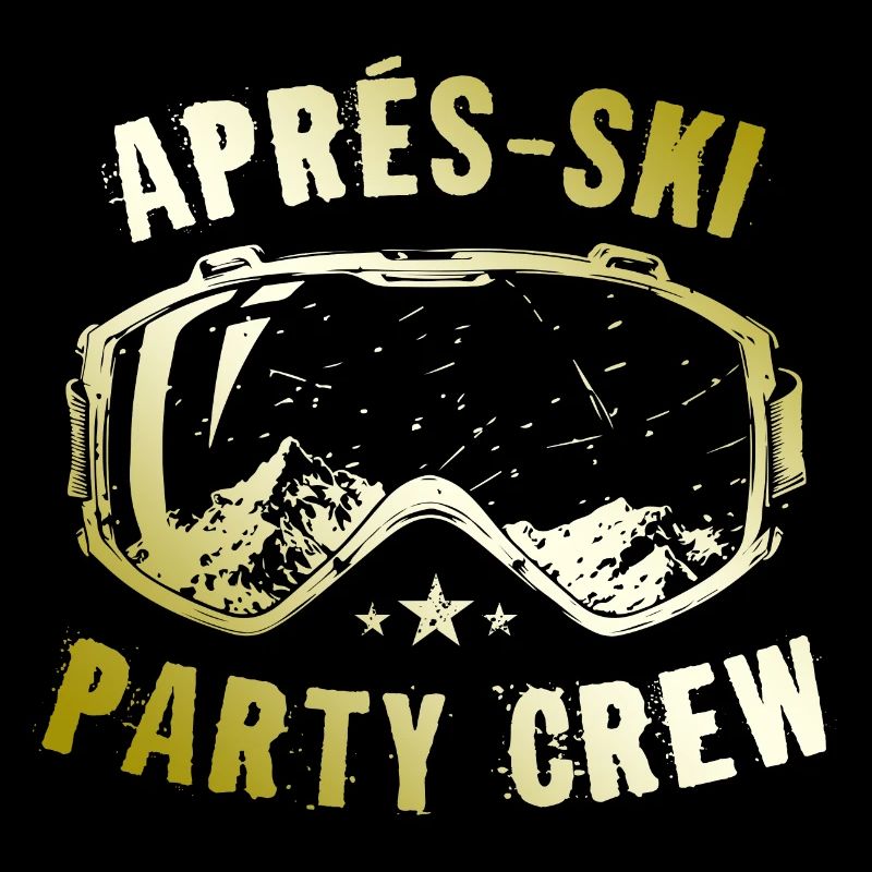 Apres Ski Party Crew Spruch