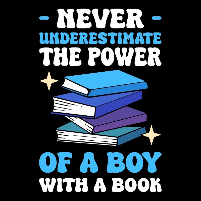 Never underestimate the power of a boy with a book