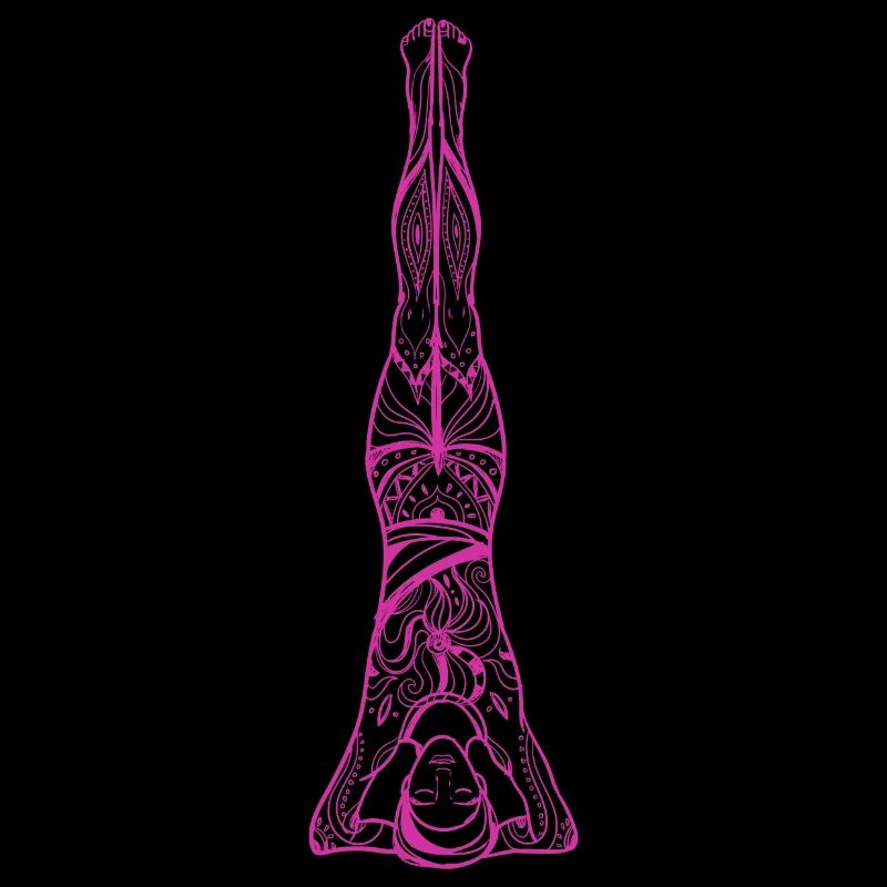 03 Sirshasana oder Kopf-Yoga | Zeichnen von Strichen