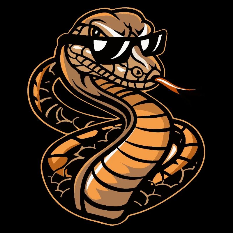 Serpent Cobra Bande dessinée cool