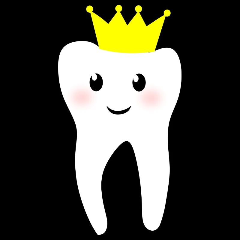Tooth with crown