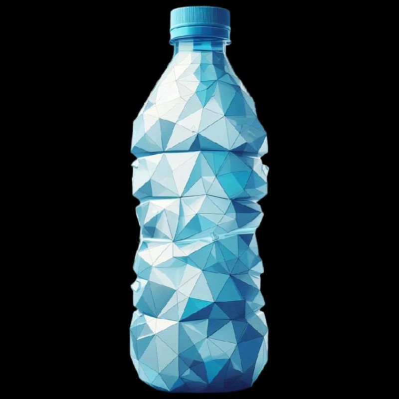 Wasserflasche Polygon