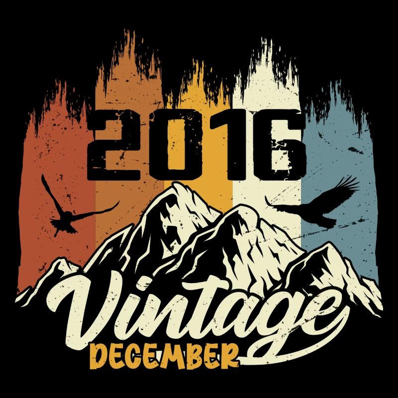 Geburtstagsgeschenk geboren im Dezember 2016