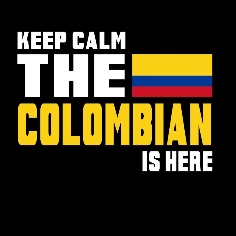 Keep calm Colombie / Drapeau de cadeau Amérique du Sud