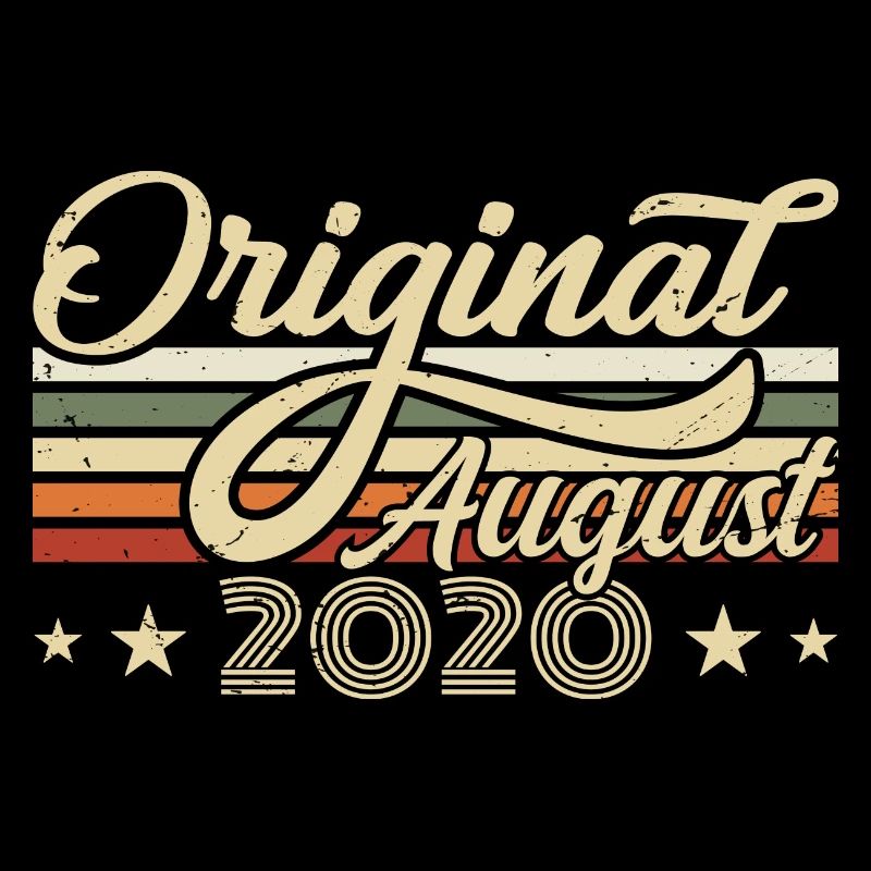 August 2020 Geburtstag August 2020 - Original 2020