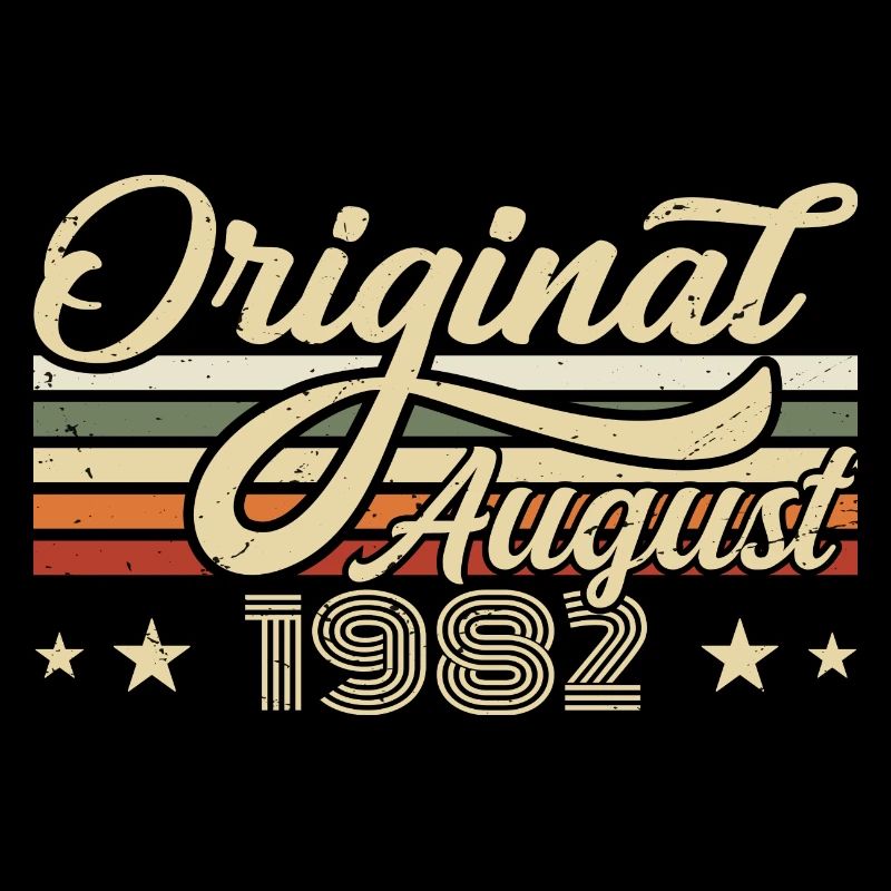Août 1982 Anniversaire Août 1982 - Original 1982