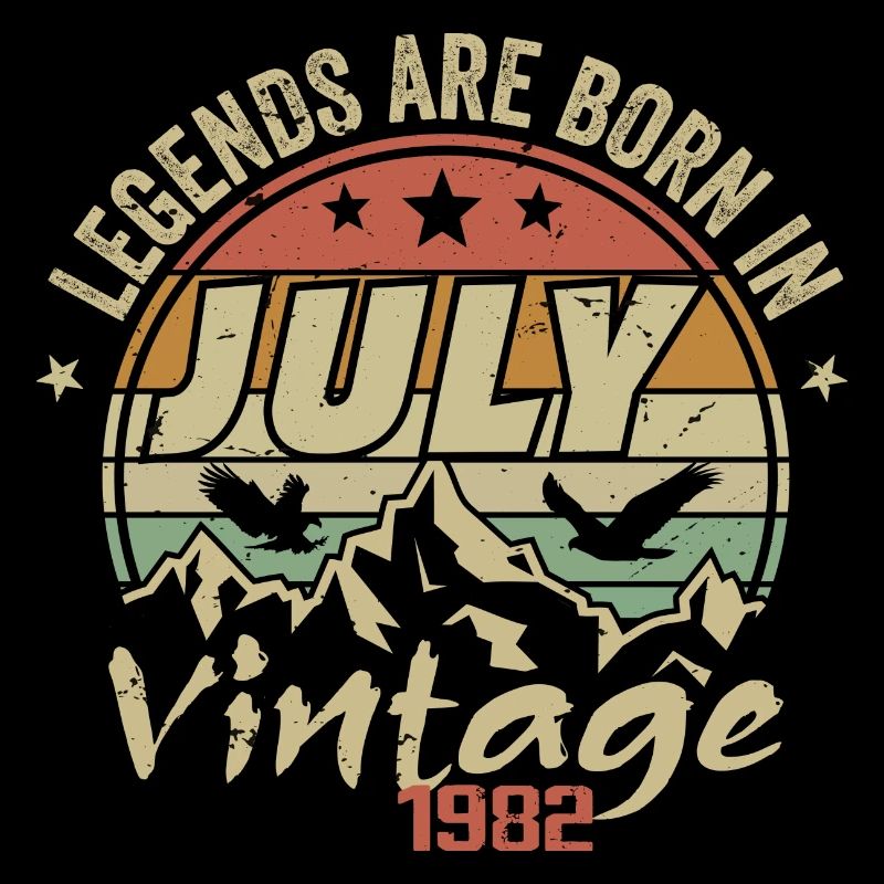 Vintage Anniversary - Hergestellt im Juli 1982
