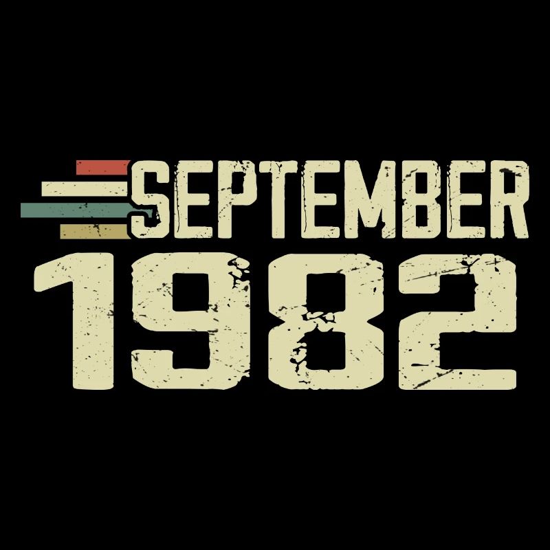 September 1982 Vintage Geschenkidee September 1982