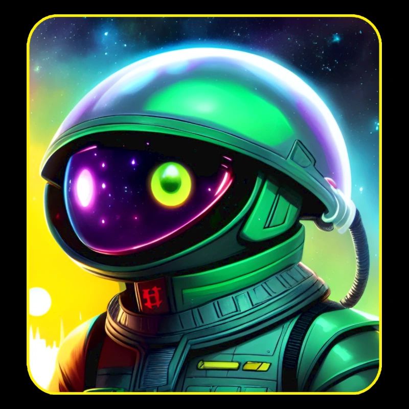 Astronaute de l’espace Alien