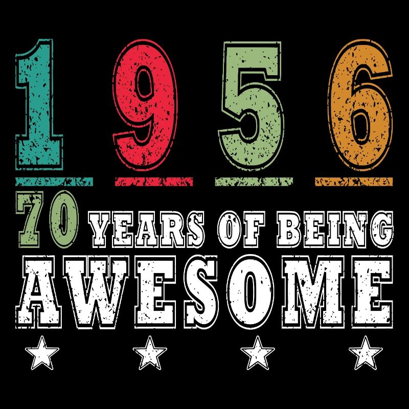 Limited edition 1956 - Geschenk 70. Geburtstag