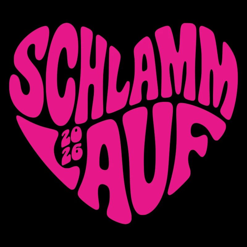 Course de boue 2026 - Forme de cœur - Course de boue 2026