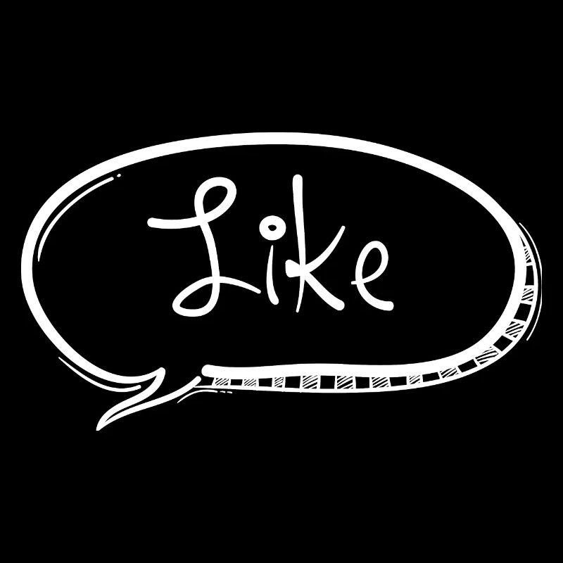 Like Sketch Speech Bubble