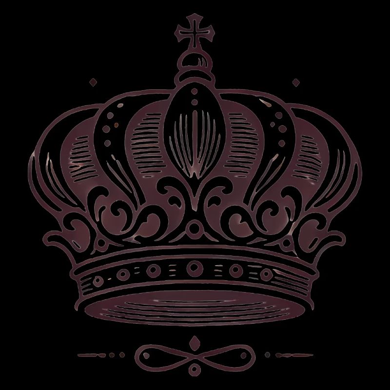 Conception de la couronne du Christ est roi