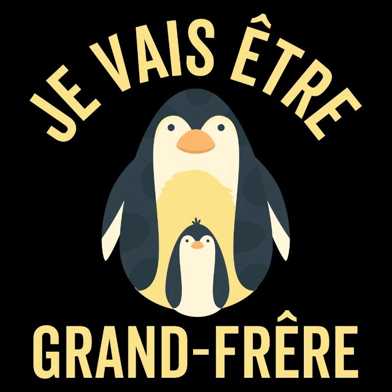 Ich werde ein großer Bruder Pinguine sein