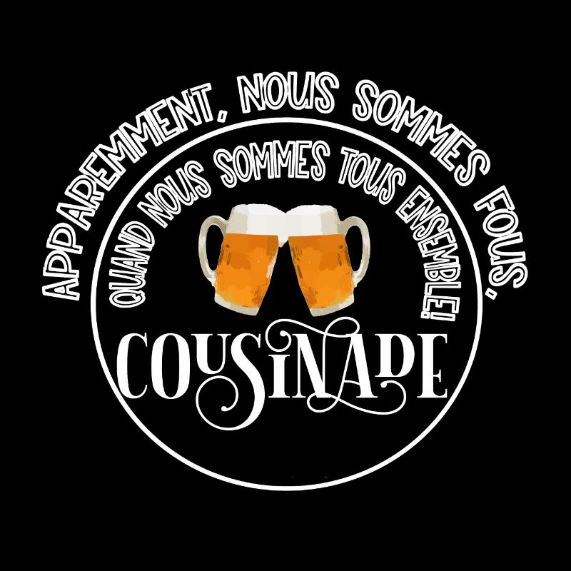 Cousinade + Jahr oder Datum zum Personalisieren