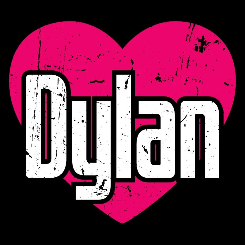 J’aime Dylan Pink Heart J’adore Dylan