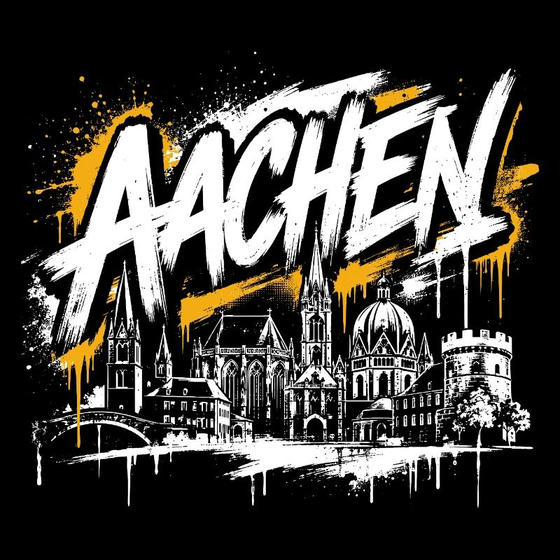München Graffiti Skyline