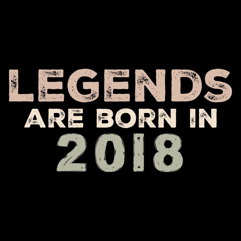 Légendes 2018 Vintage Rétro Anniversaire Original