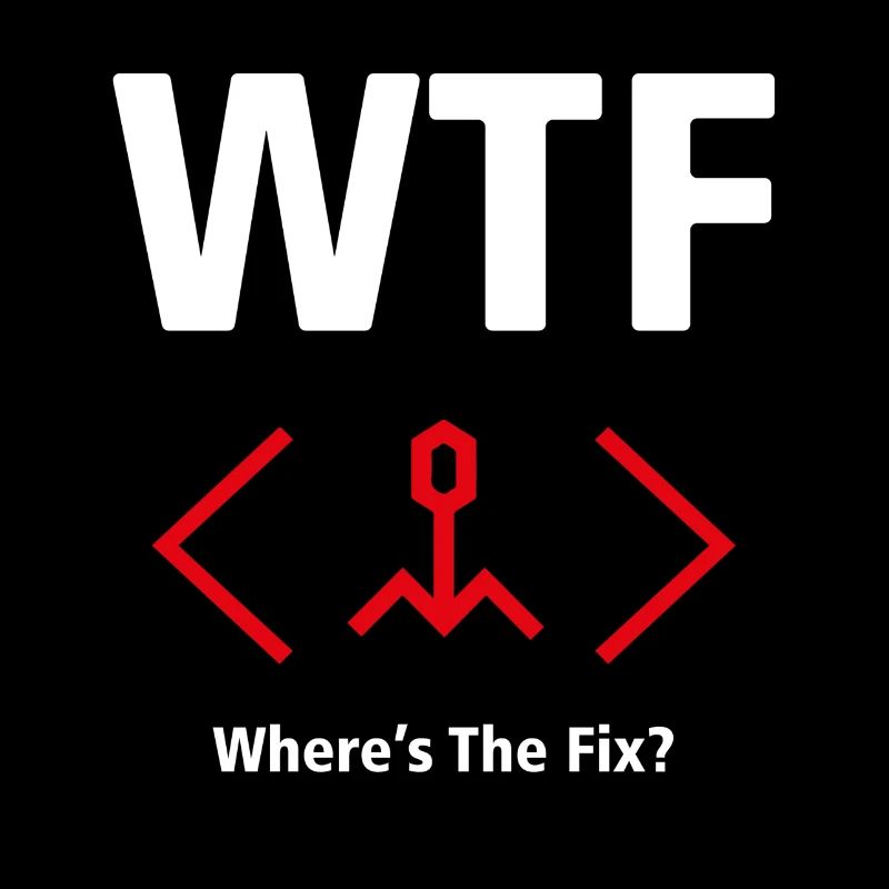 T-shirt WTF - Où est la solution ? (Programmateurs)