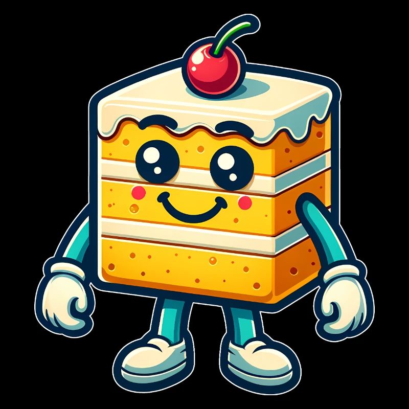Fröhlicher Kuchen