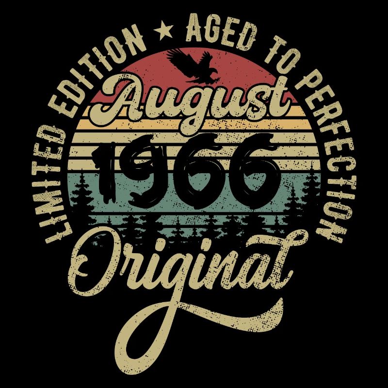 August 1966 Geburtstagsgeschenk August 1966 August