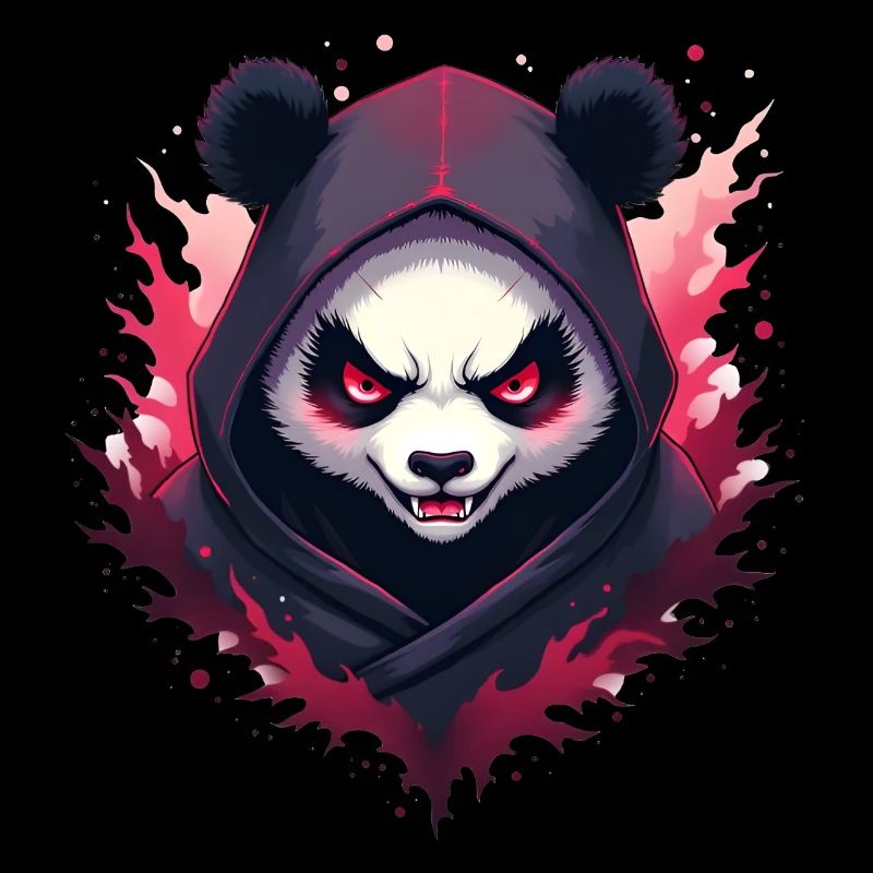 Panda ninja maléfique