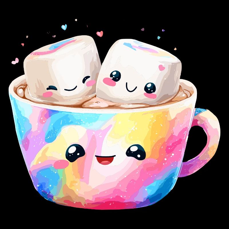 Colorful Marshmallow Coffee Mug