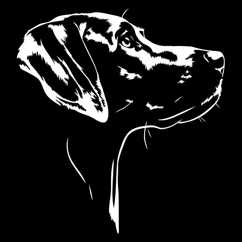Braque de Weimar Chien Silhouette Wilsigns