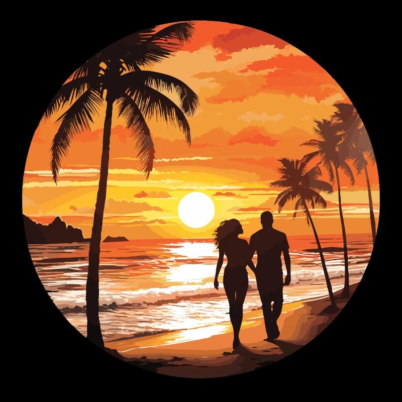 Strand Romantisches Paar