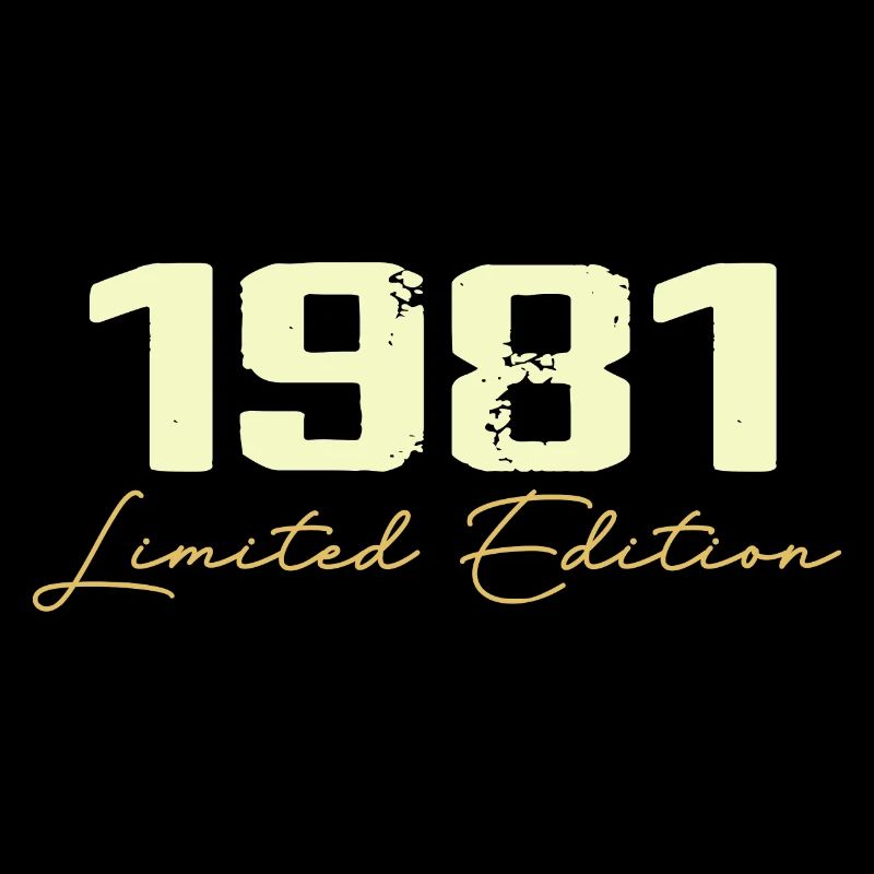 1981 Édition Limitée - 1981 Cadeau D'anniversaire