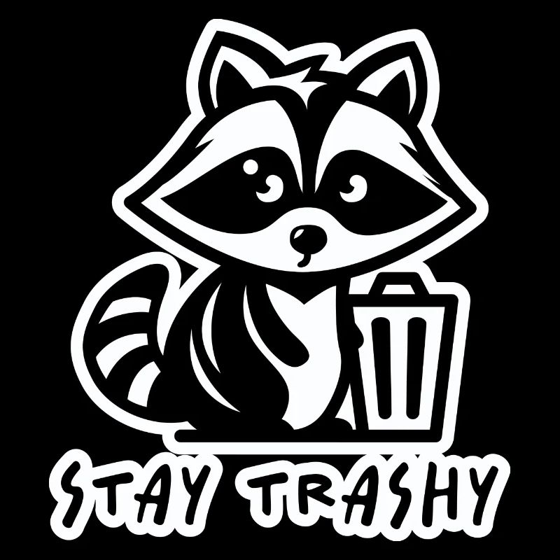 raton laveur reste trash