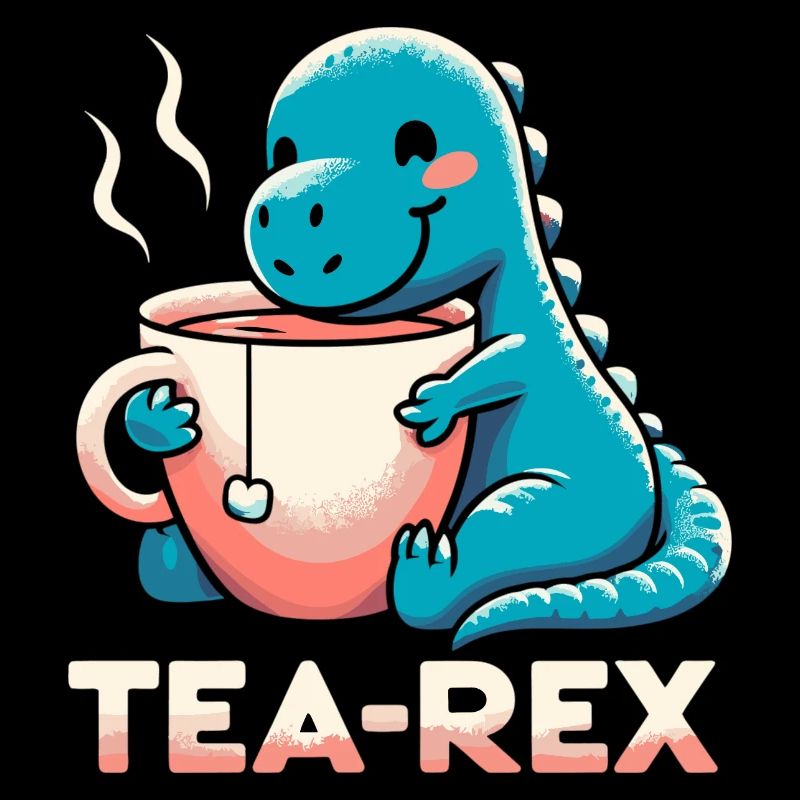Tea Rex Tea Rex Tea Drinker Gift