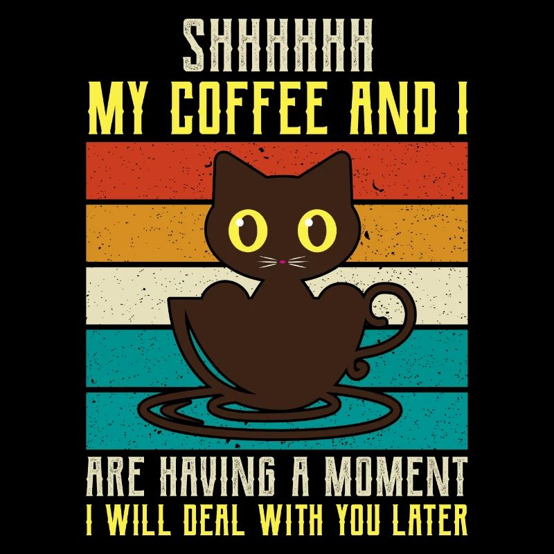 shhhhh my coffe- Kaffee Sprüche -Kaffee Geschenke