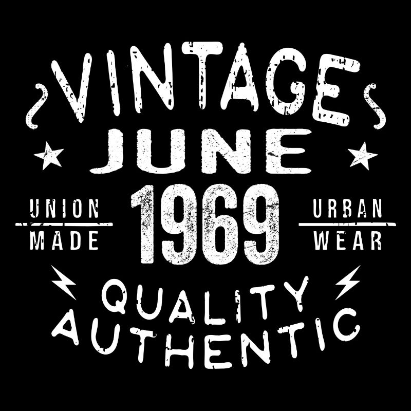 1969 Juni 1969 Jahrestag Juni 1969 Juni Geburtstag