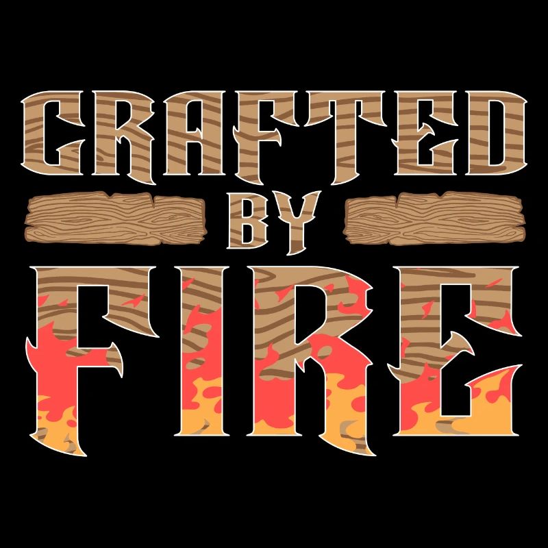 Wood-burning pyrography master carpenter