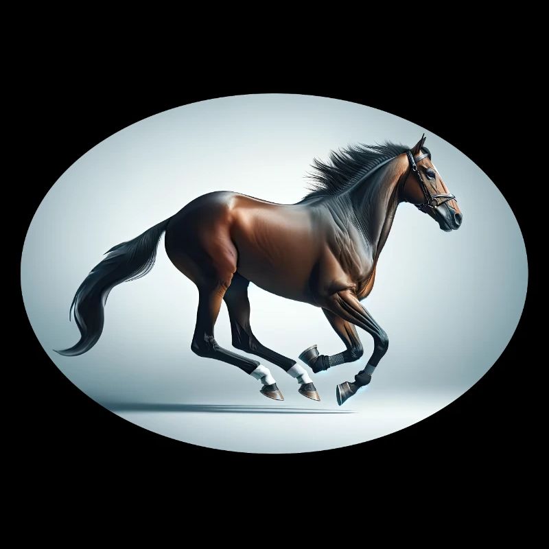 Grâce équine majestueuse