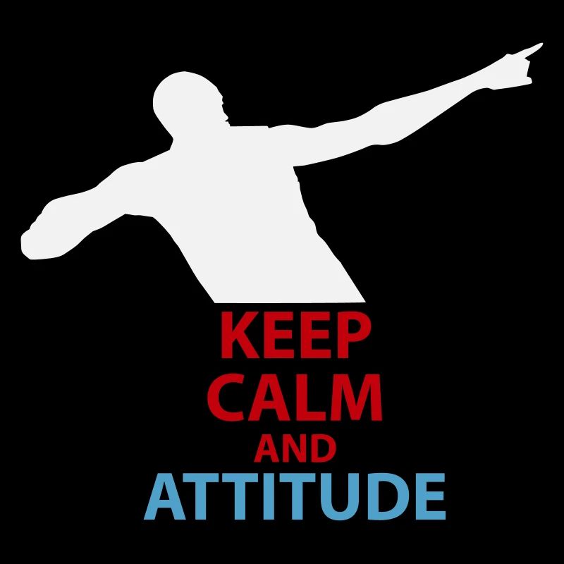 Silhouette calme et attitude