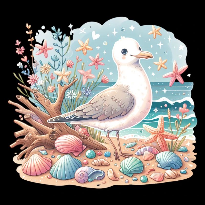 Seagull Beach Shells Maritime Coast