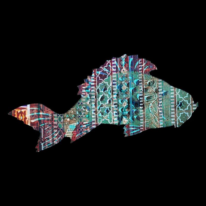 Carp, Fish, Mosaic, Pattern