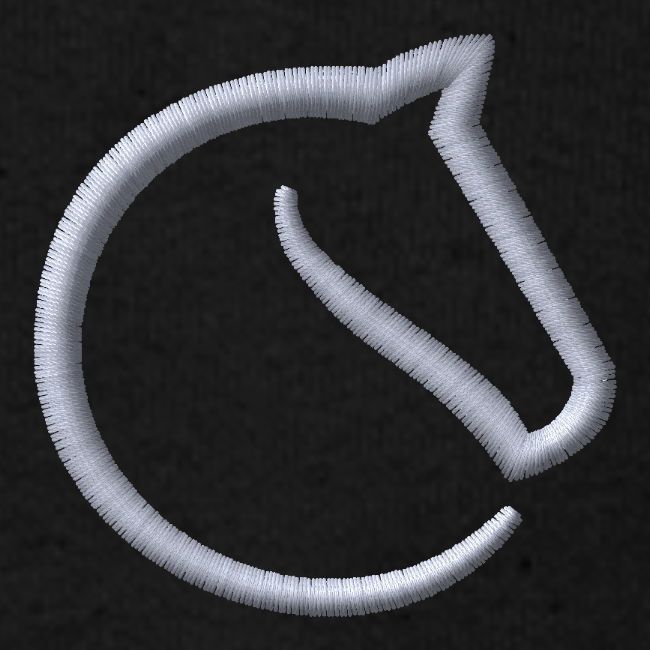 embroidered lichess logo