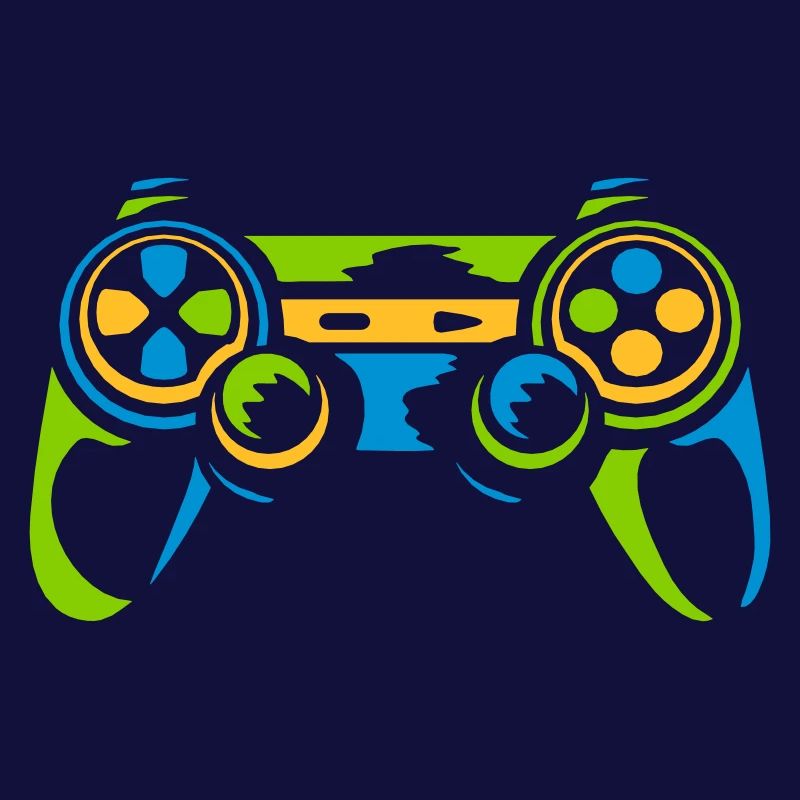 Colorful Controller Retro Console