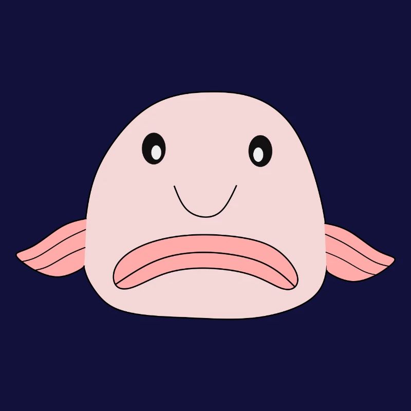 Blobfish fish comic ugly fish