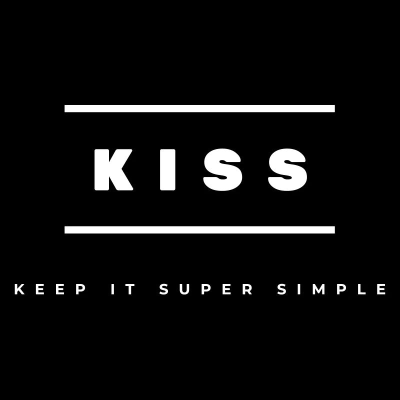 KISS - Keep It Super Simple (Einfaches Logo)