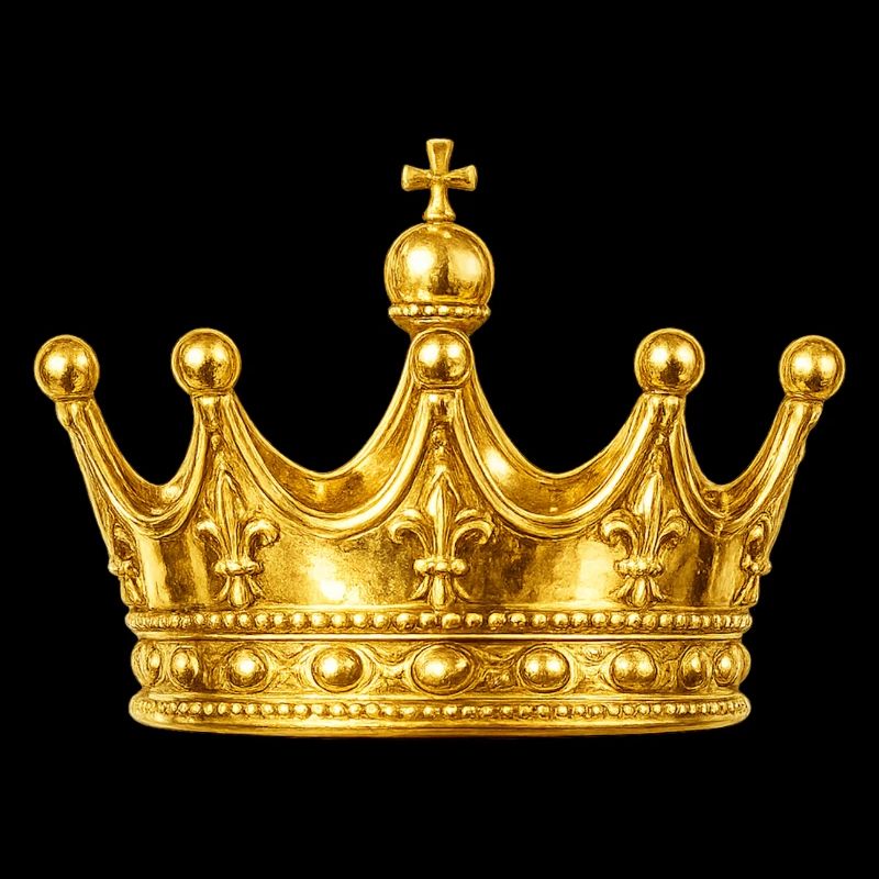 Golden Crown Ornament