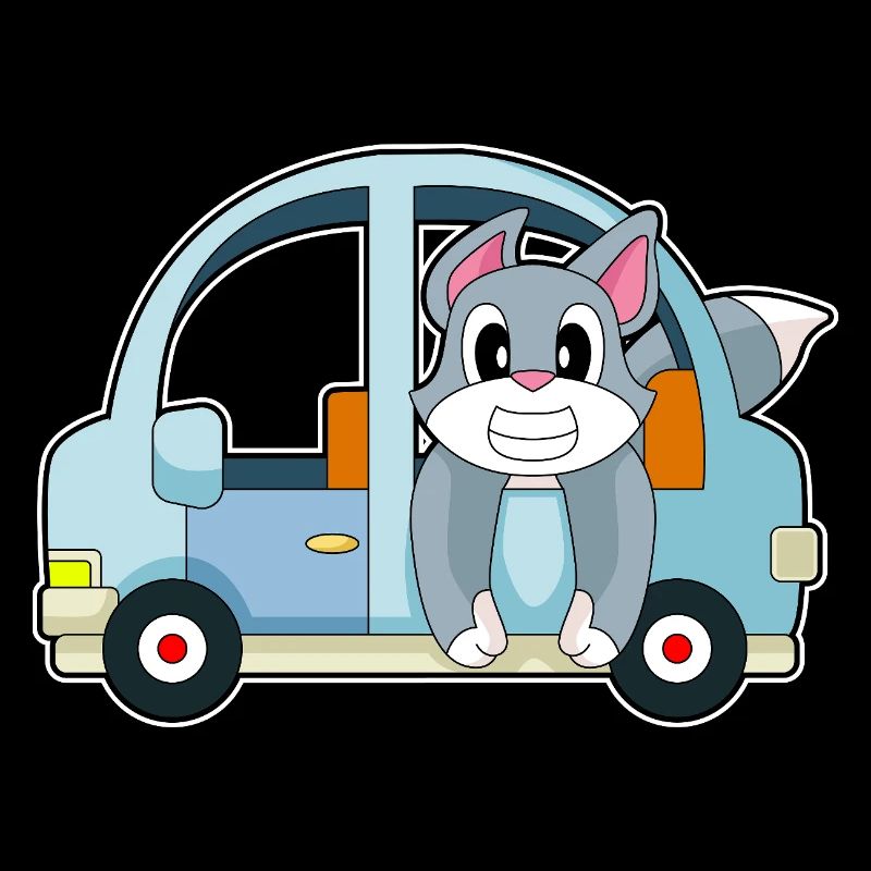Katze Auto